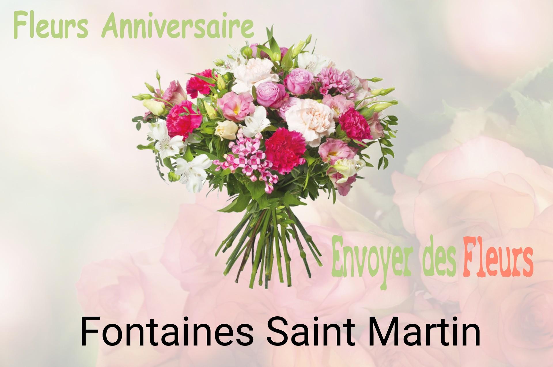 Bouquet de fleurs d’anniversaire livré à Fontaines-Saint-Martin