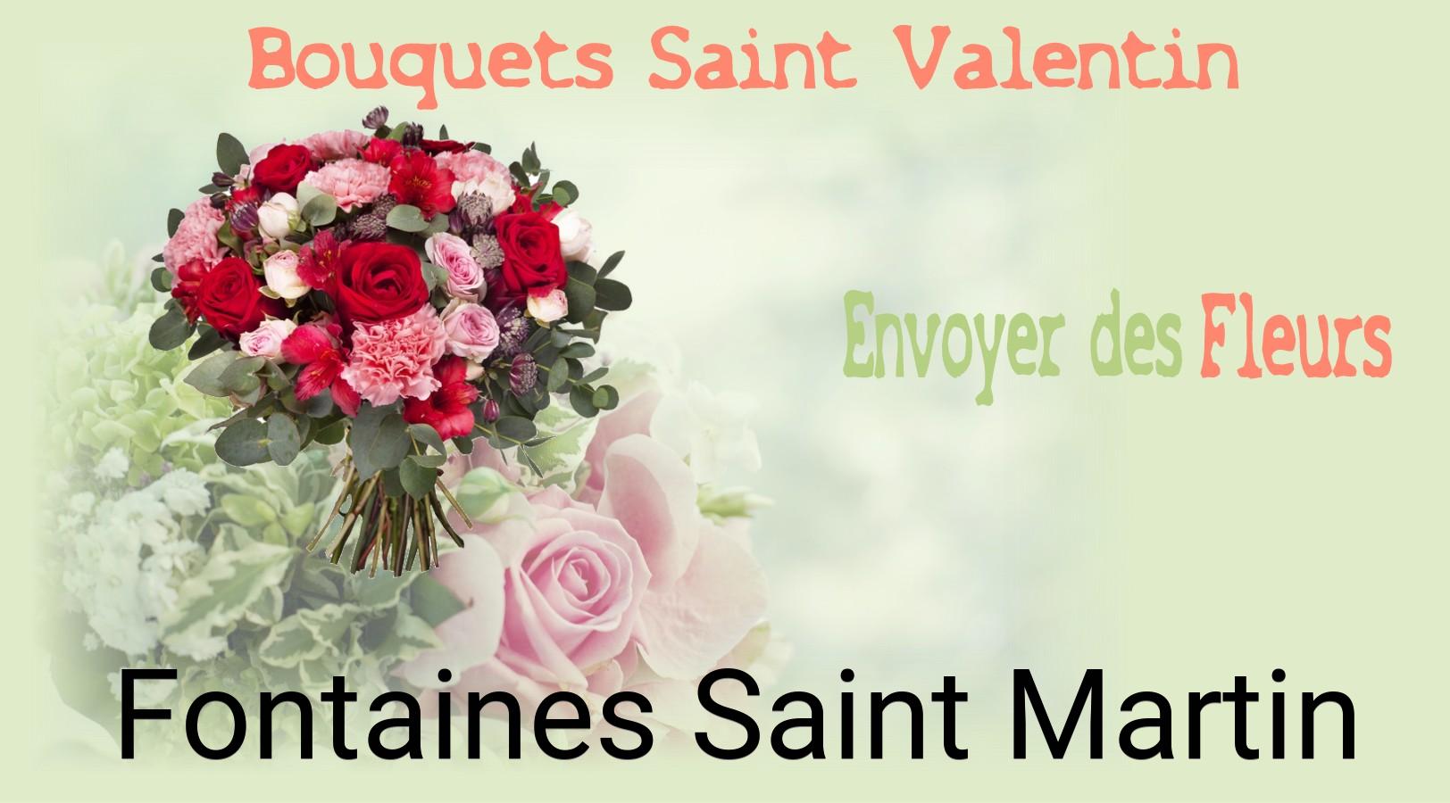 Roses de Saint-Valentin livrées à Fontaines-Saint-Martin
